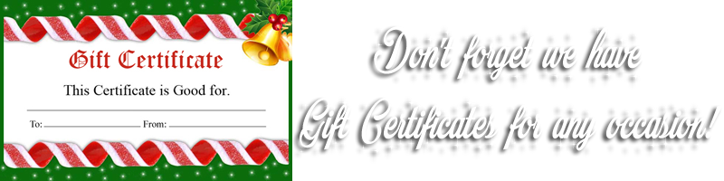 Gift Certicates