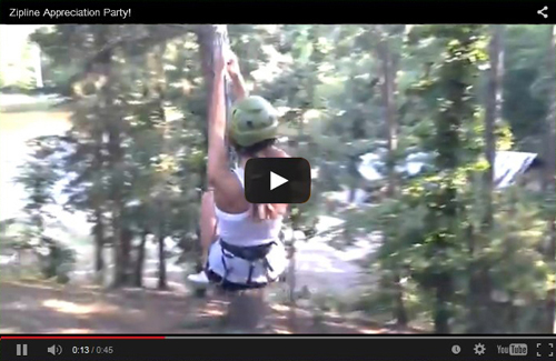 Ziplining