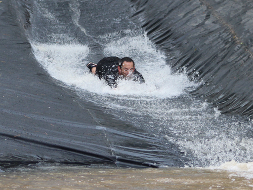 waterfall slide
